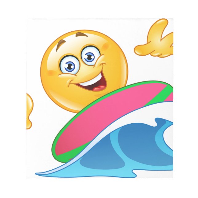 Surfemoji Notizblock (Vorderseite)