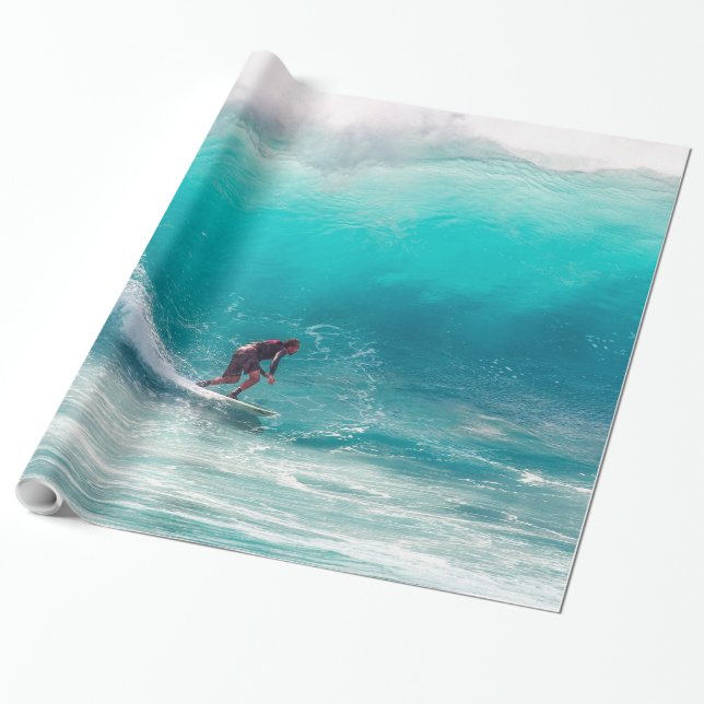 Surfen 16 Wrapping Paper Geschenkpapier (Ungerollt)