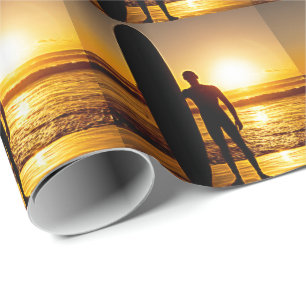 Surfen 8 Wrapping Paper Geschenkpapier