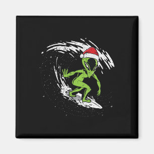 Surfen Alien Weihnachten im Juli Strand Sommerferi Magnet