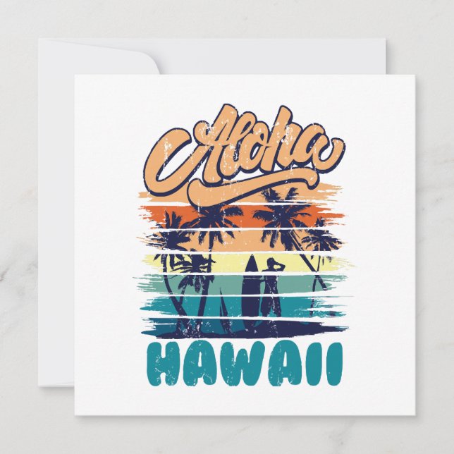 Surfen - Aloha Hawaii (Vorderseite)