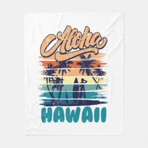 Surfen - Aloha Hawaii Fleecedecke