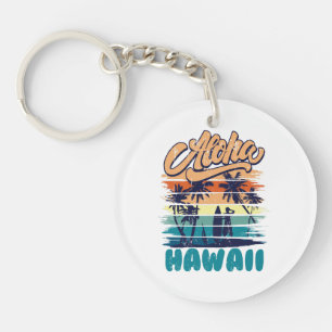 Surfen - Aloha Hawaii Schlüsselanhänger
