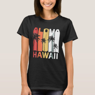 Surfen Aloha Hawaii T Shirt Retro Surfer T-Shirt B