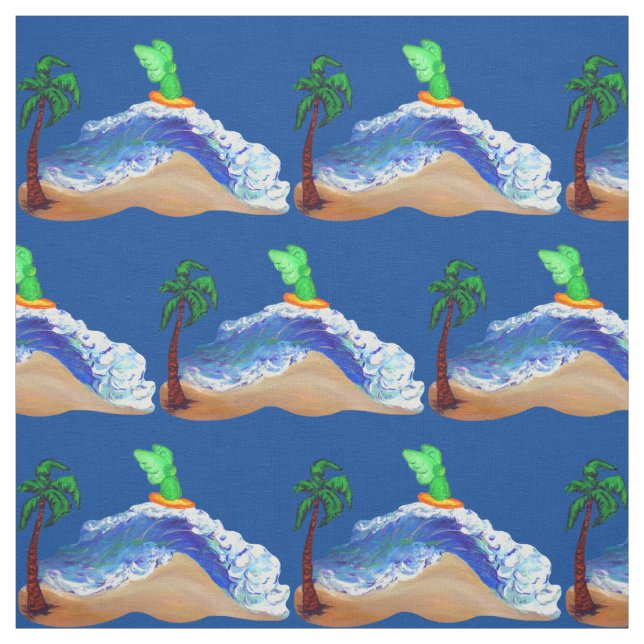 Surfen Archangel Raphael Kunstwerk Stoff (Muster)