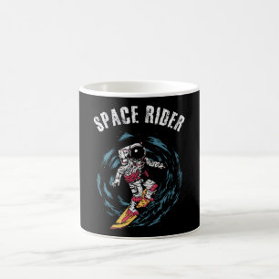Surfen Astronaut Space Rider Surfer Kaffeetasse