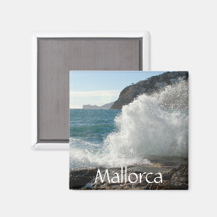 Surfen auf Steinen, Mallorca, Spanien Magnet