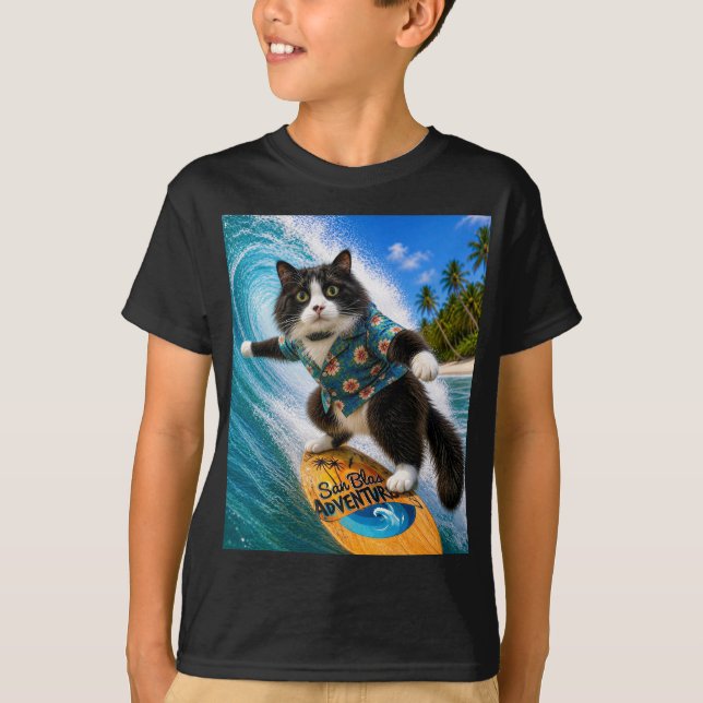 Surfen aufwärts  T-Shirt (Vorderseite)
