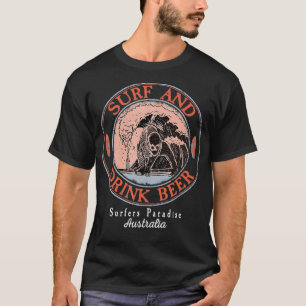 Surfen Australien I Australien Surfer Retro I Surf T-Shirt