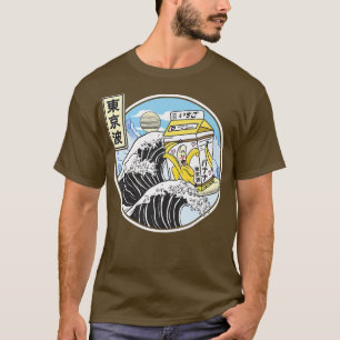 Surfen Banana Milk Carton Kanagawa Wave Japan Kaw T-Shirt