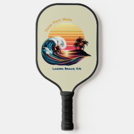 Surfen bei Sonnenuntergang Pickleball Schläger