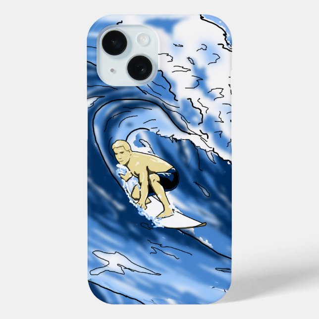 Surfen Case-Mate iPhone Hülle (Rückseite)