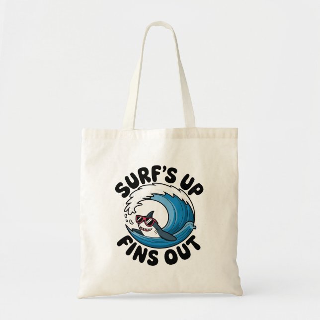 Surfen, Finden - Cooles Surfen Tragetasche (Vorne)