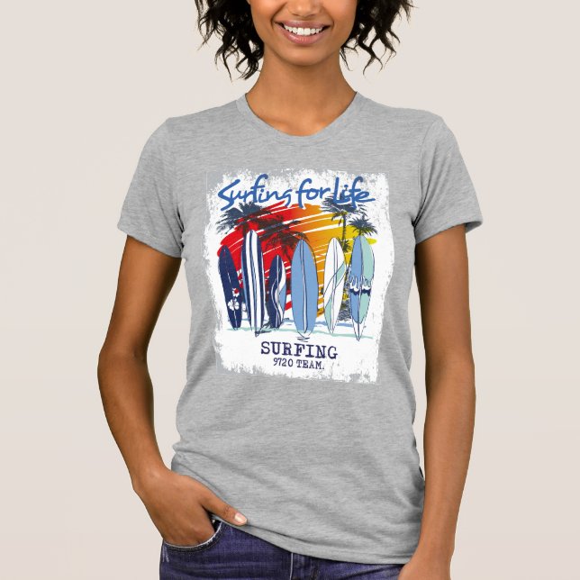 Surfen für Life T - Shirt (Vorderseite)