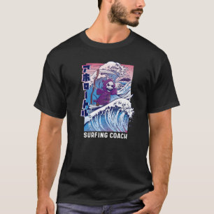 Surfen Grim Sensenmann Fun Surfer T-Shirt