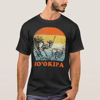 Surfen Hookipa Maui Vintag Retro-Rücken T-Shirt