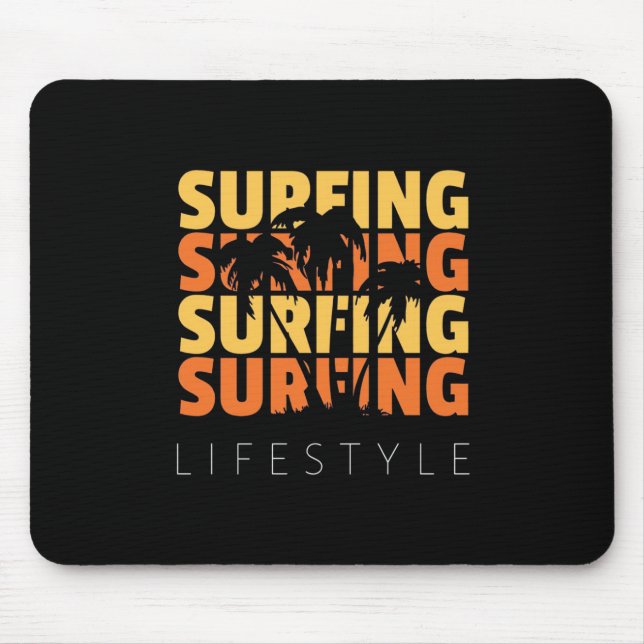 Surfen im Leben Mousepad (Vorne)