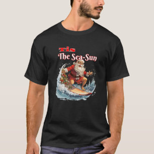 Surfen im Santa Claus Dies ist die Sea Sun Premium T-Shirt
