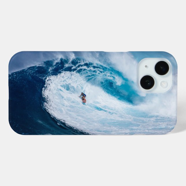 Surfen in den Röhren Case-Mate iPhone Hülle (Rückseite (Horizontal))