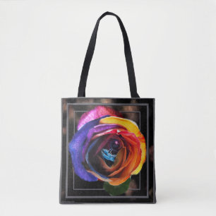 Surfen in der Regenbogen-Rose