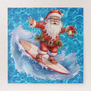 Surfen in Santa Puzzle