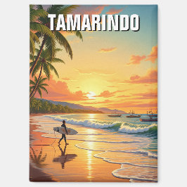 Surfen in Tamarindo Costa Rica Magnet