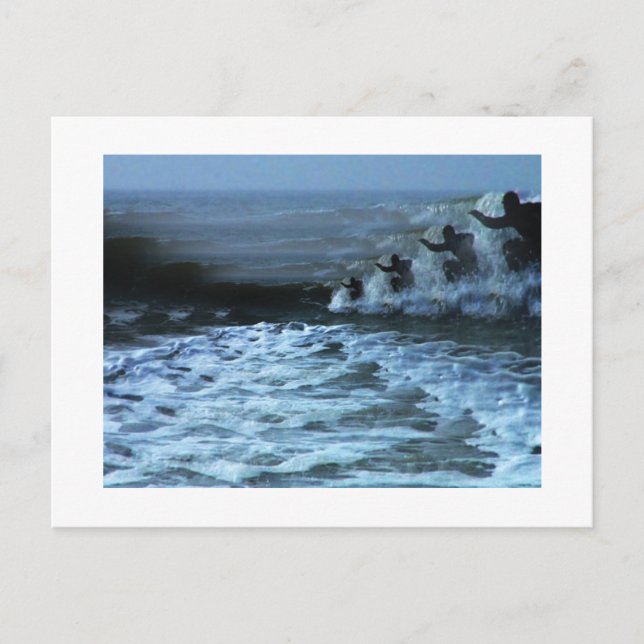 Surfen ist auf 2 postkarte (Vorderseite)