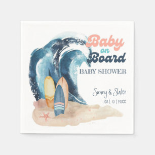 Surfen ist auf   Baby an Bord Beach Baby Dusche Serviette