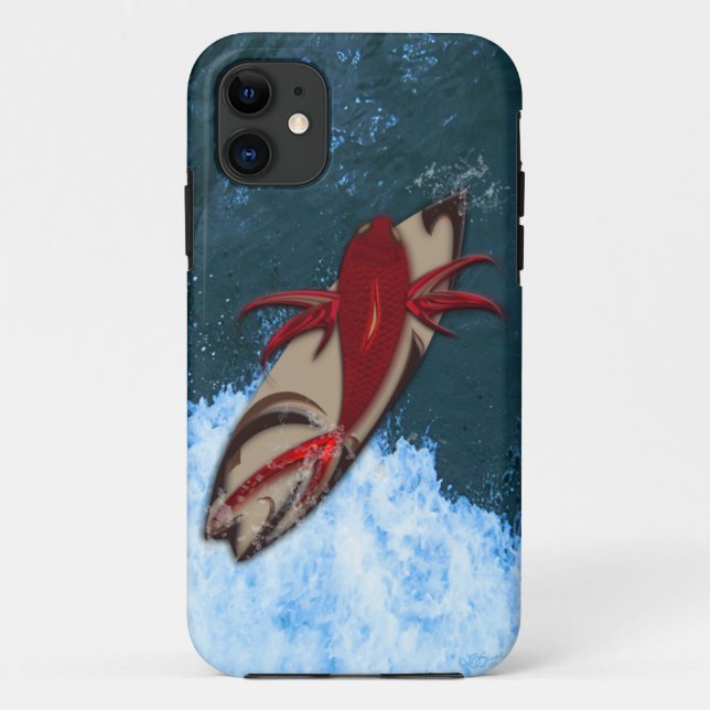 Surfen ist auf Case-Mate iPhone hülle (Rückseite)