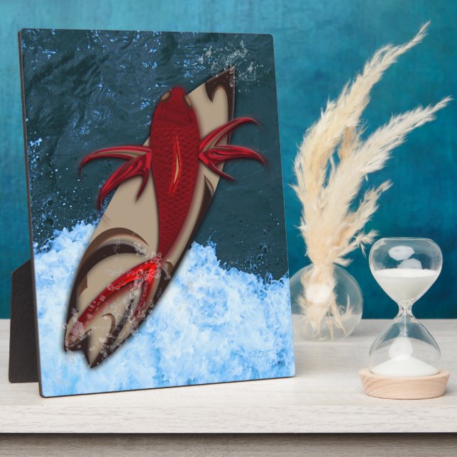 Surfen ist auf fotoplatte (Seite)