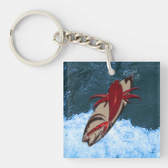 Surfen ist auf schlüsselanhänger (Vorderseite)