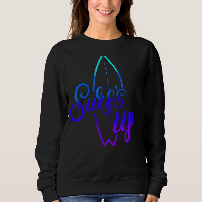 Surfen ist auf sweatshirt (Vorderseite)