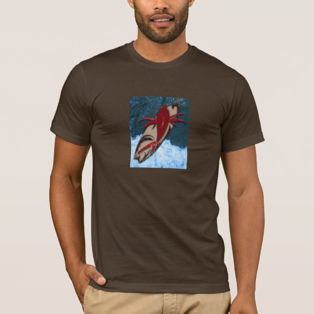 Surfen ist auf T-Shirt (Vorderseite)