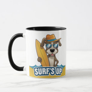 Surfen ist auf tasse