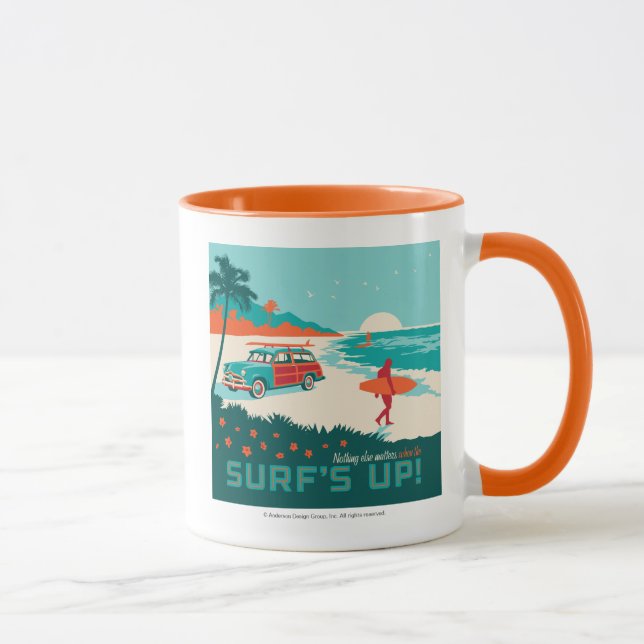 Surfen ist auf tasse (Rechts)