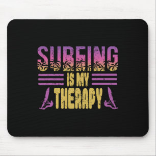Surfen ist meine Therapie-Design für einen Surf-Wi Mousepad