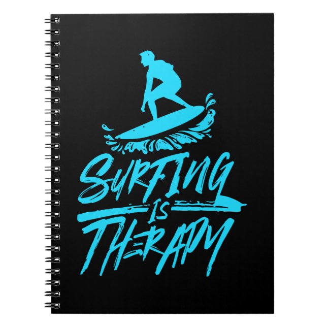 Surfen ist Therapie Notizblock (Vorderseite)