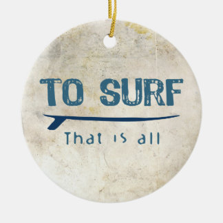Surfen Keramikornament
