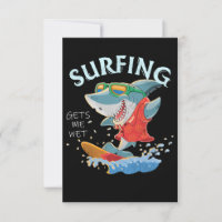 Surfen lässt mich nass Hai Geschenke