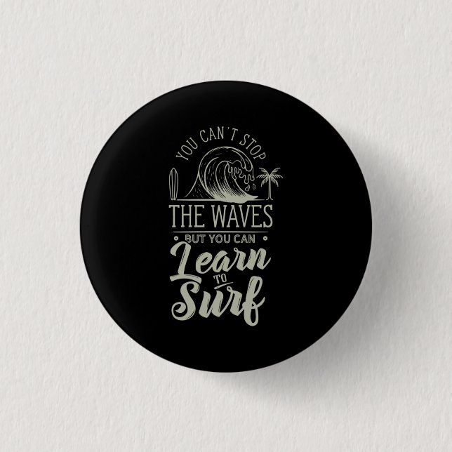 Surfen lernen button (Vorderseite)