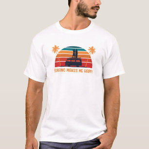 Surfen macht mich glücklich T-Shirt