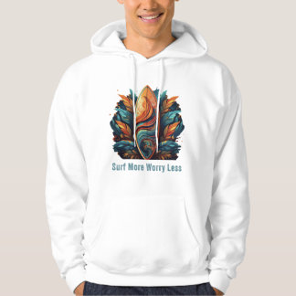 Surfen macht sich weniger Sorgen Hoodie