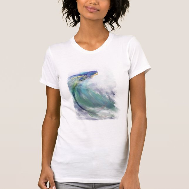 Surfen Meerjungfrau-T - Shirt (Vorderseite)