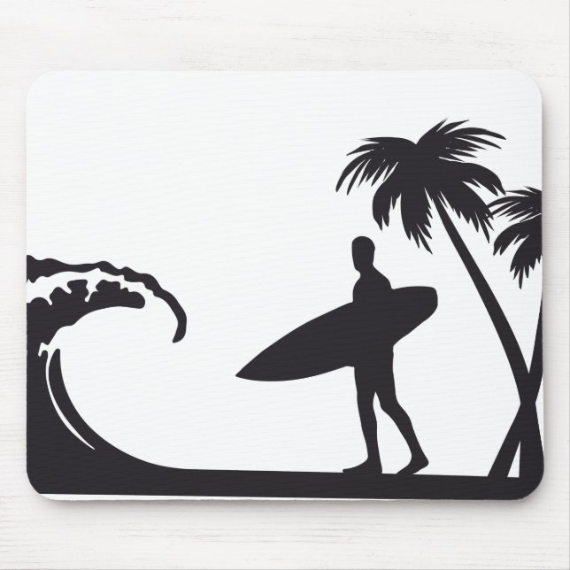 Surfen Mousepad (Vorne)