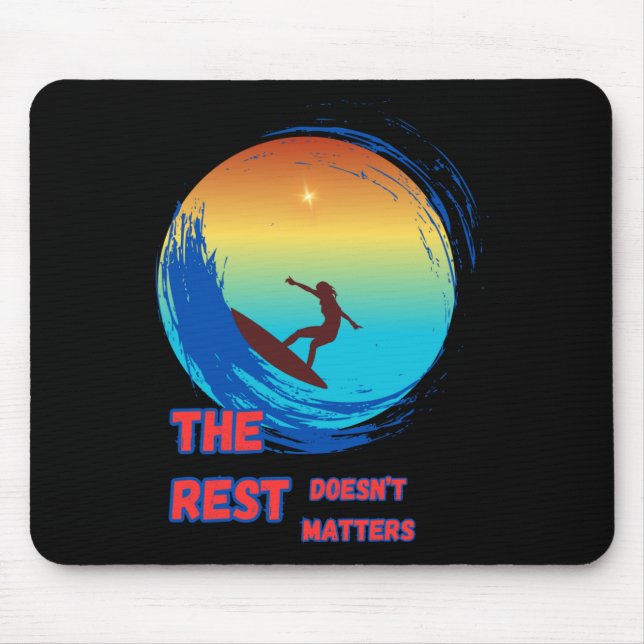 Surfen Mousepad (Vorne)