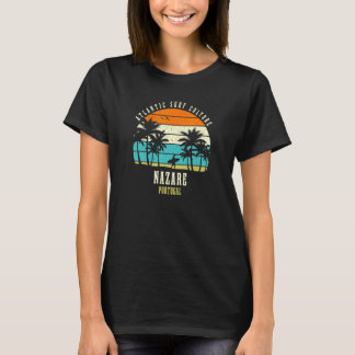 Surfen Nazare Portugal Atlantische Surfkultur T-Shirt