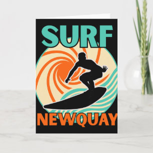 Surfen Newquay Cornwall Surfen Strand Urlaub Karte
