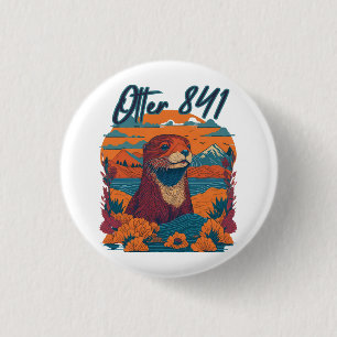 Surfen Otter 841 Otter My Way California Sea Otte Button
