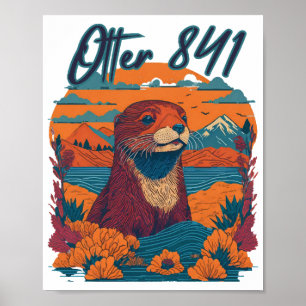 Surfen Otter 841 Otter My Way California Sea Otte Poster