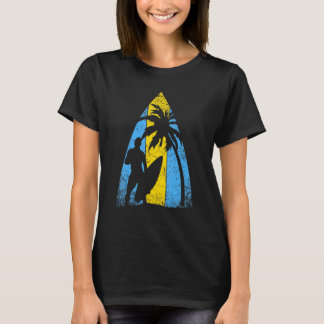 Surfen Ozean Wasser Sport Surfer Surfbrett Tropisc T-Shirt